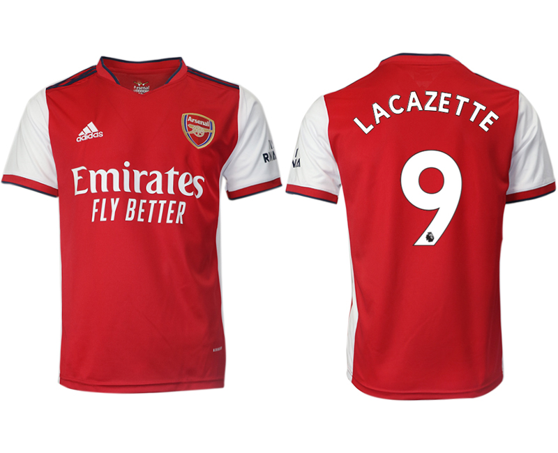 Men 2021-2022 Club Arsenal home aaa version red #9 Soccer Jersey->customized soccer jersey->Custom Jersey